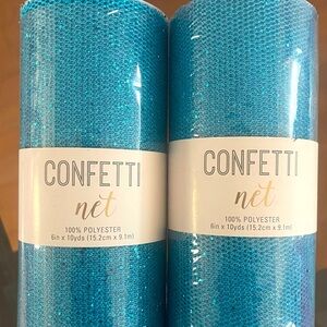 Blue/aquamarine Tulle